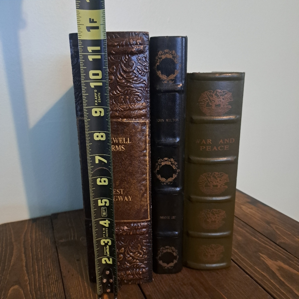 Leather/ Vintage Looking book Storage boxes - Picture 3 of 9